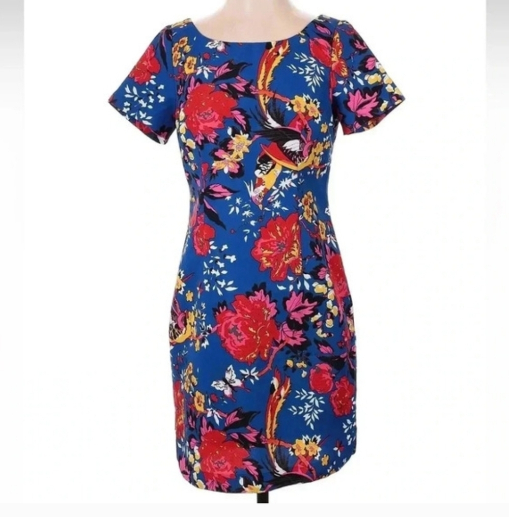Anthropologie Plenty Tracy Reese Floral Bird Dress ~ 4 ~ 🕊 - Picture 7 of 10